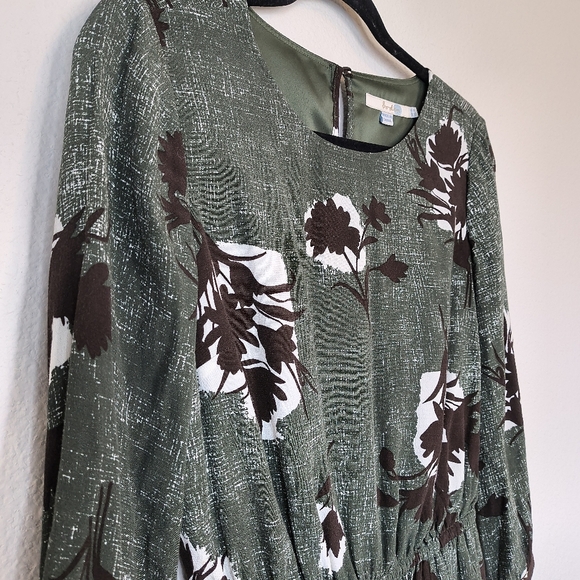 Boden Jodie Floral Day Dress Size 4 Long - Picture 3 of 11